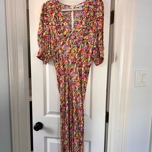 Long Rixo size 6 (UK 10) dress. Beautiful floral pattern